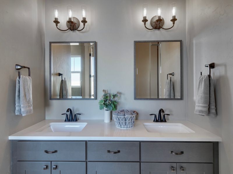 Modern Vanity with Double Sinks
